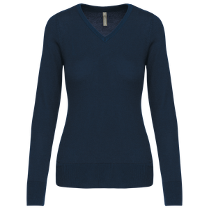 Ladies' V-Neck Jumper, miniatyr 8